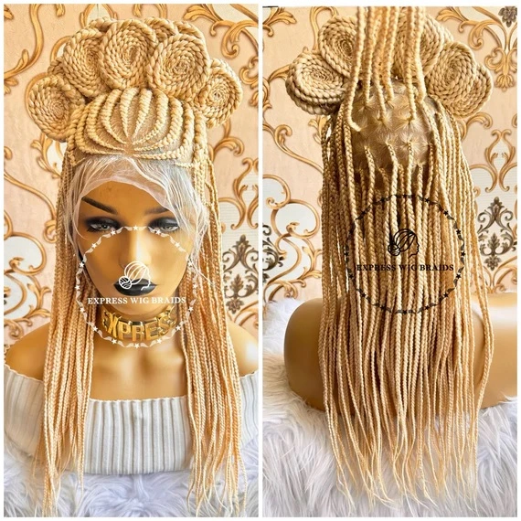 Knotless braid wig